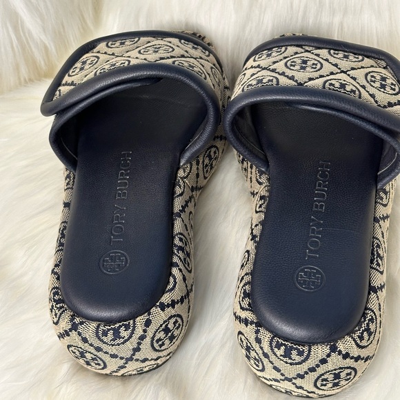 Tory Burch T Monogram Bubble sandals - Picture 4 of 8